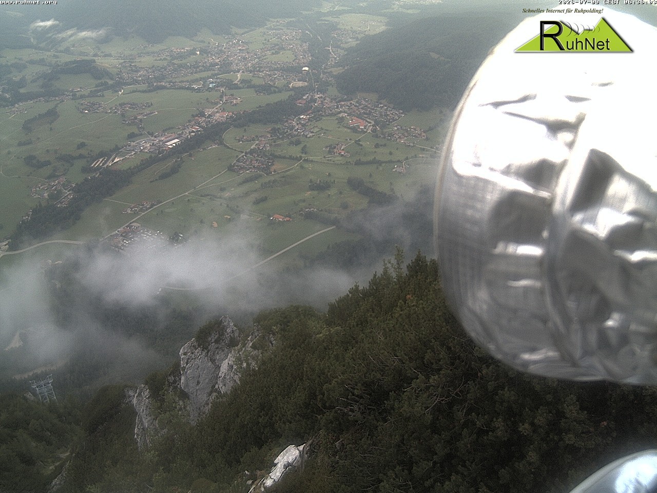 Archiv Foto Webcam Blick auf Ruhpolding