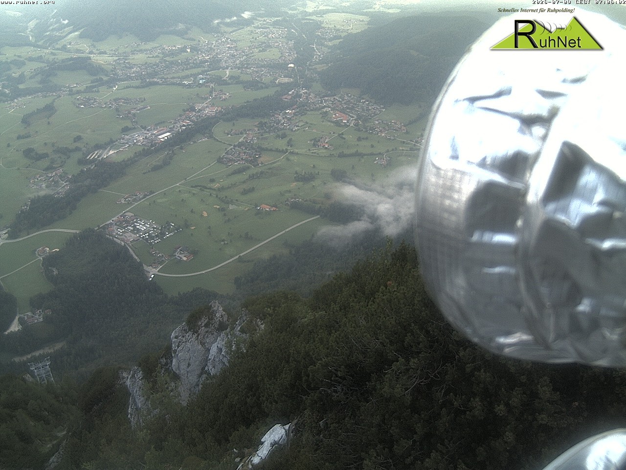 Archiv Foto Webcam Blick auf Ruhpolding