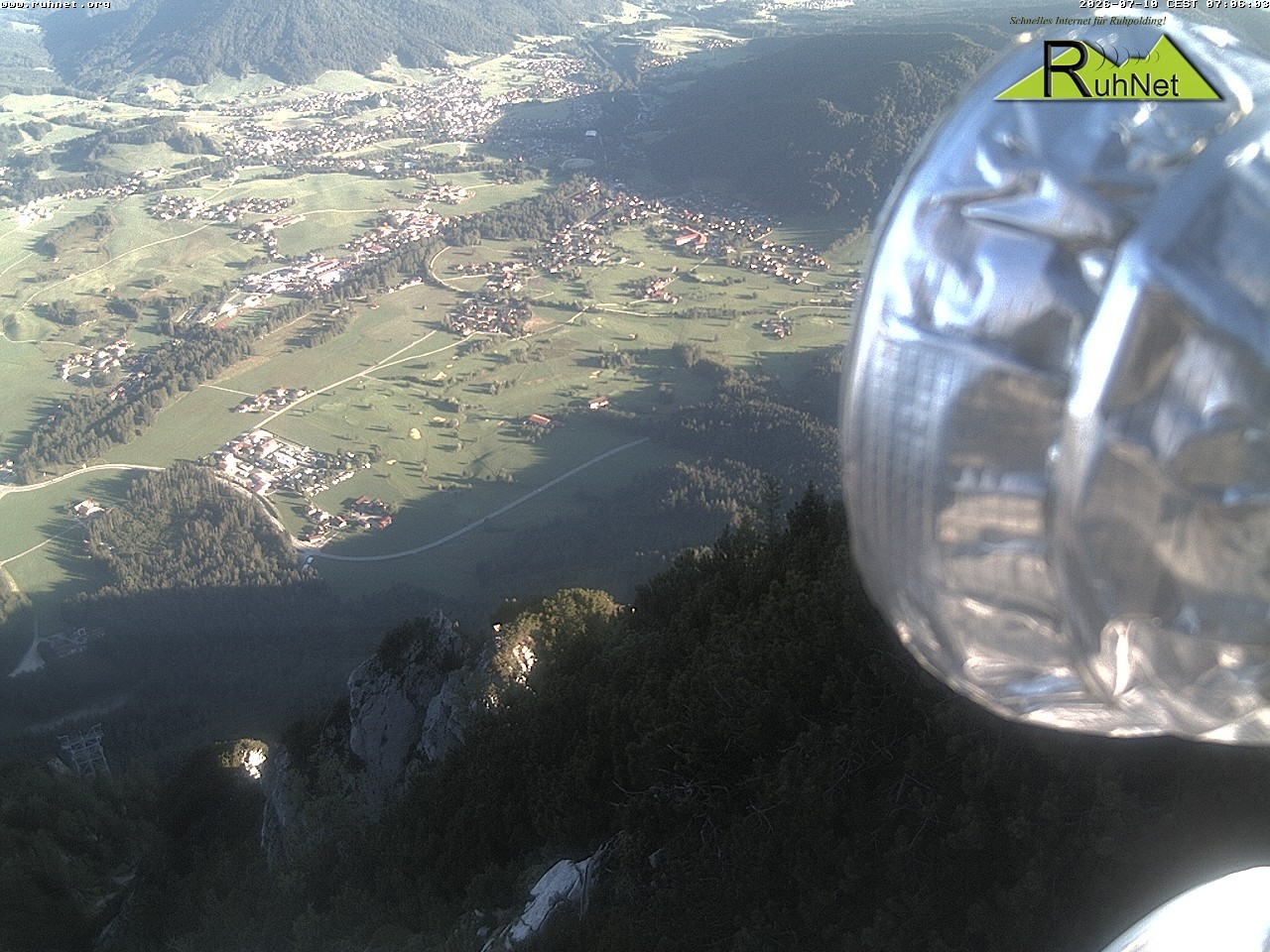 Archiv Foto Webcam Blick auf Ruhpolding