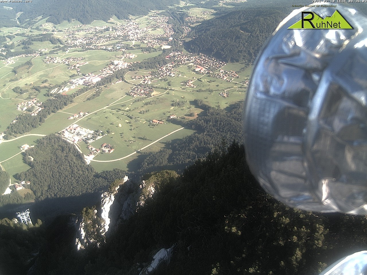 Archiv Foto Webcam Blick auf Ruhpolding