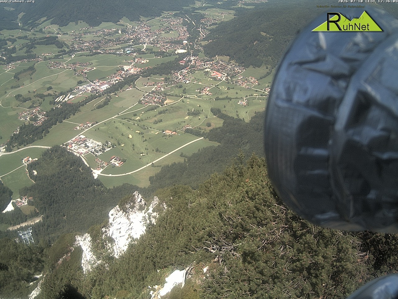 Archiv Foto Webcam Blick auf Ruhpolding
