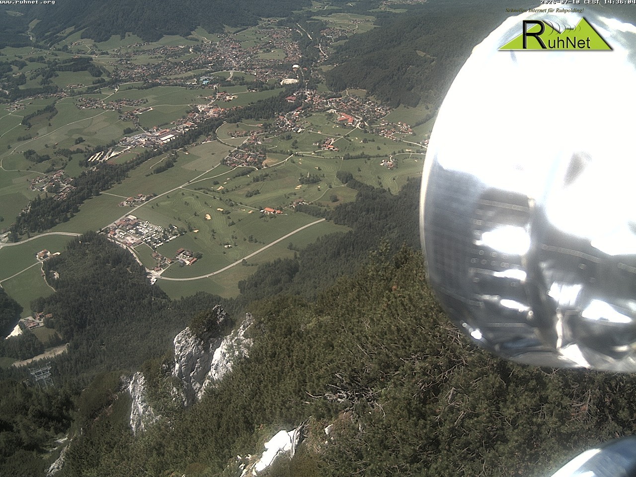 Archiv Foto Webcam Blick auf Ruhpolding
