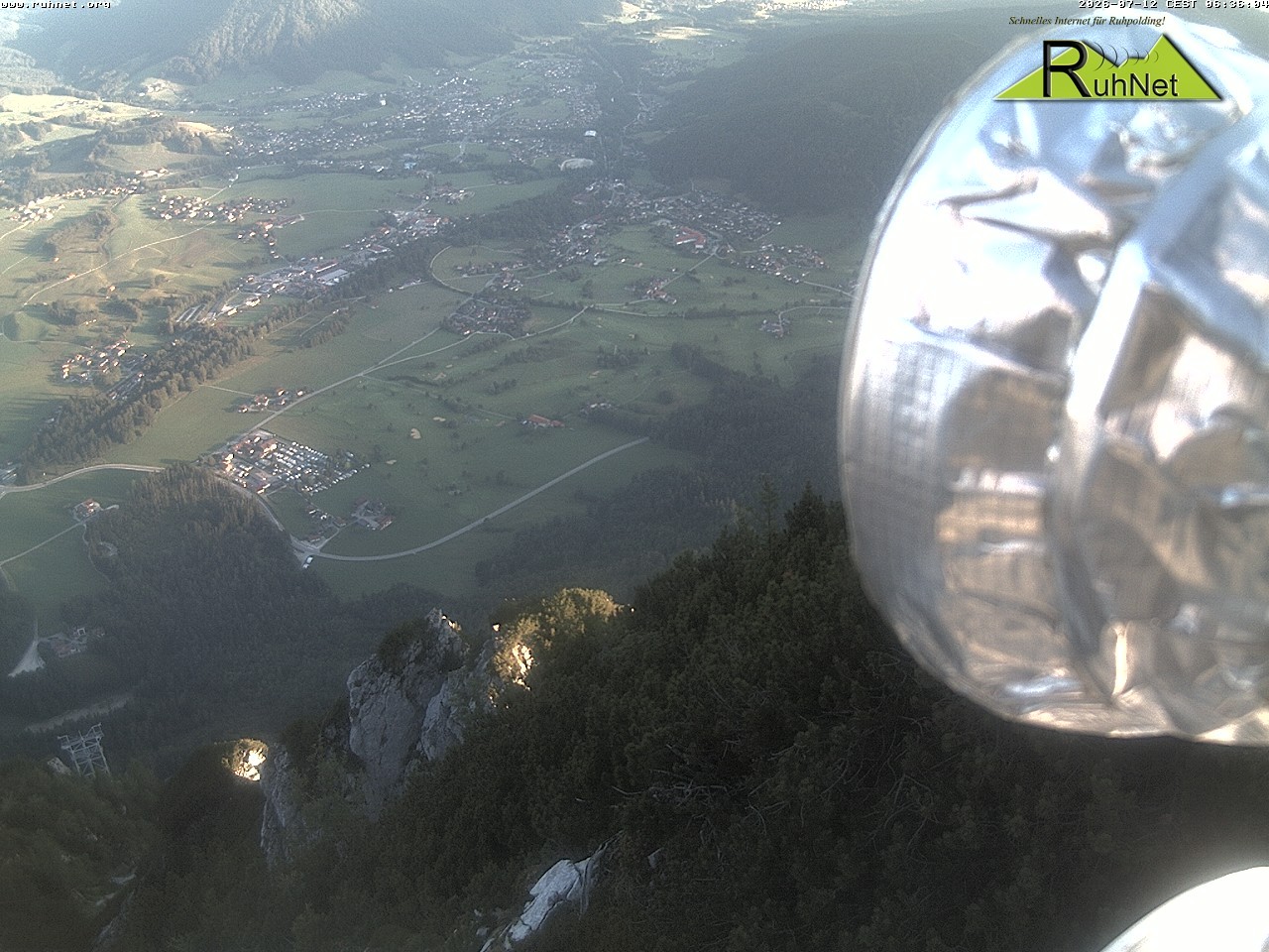 Archiv Foto Webcam Blick auf Ruhpolding
