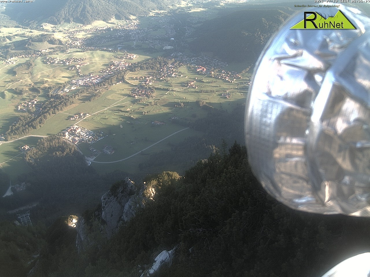 Archiv Foto Webcam Blick auf Ruhpolding