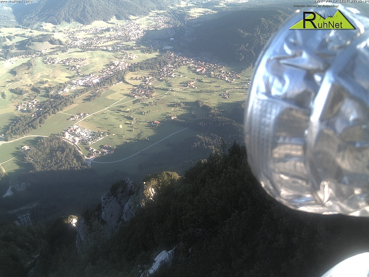 Archiv Foto Webcam Blick auf Ruhpolding