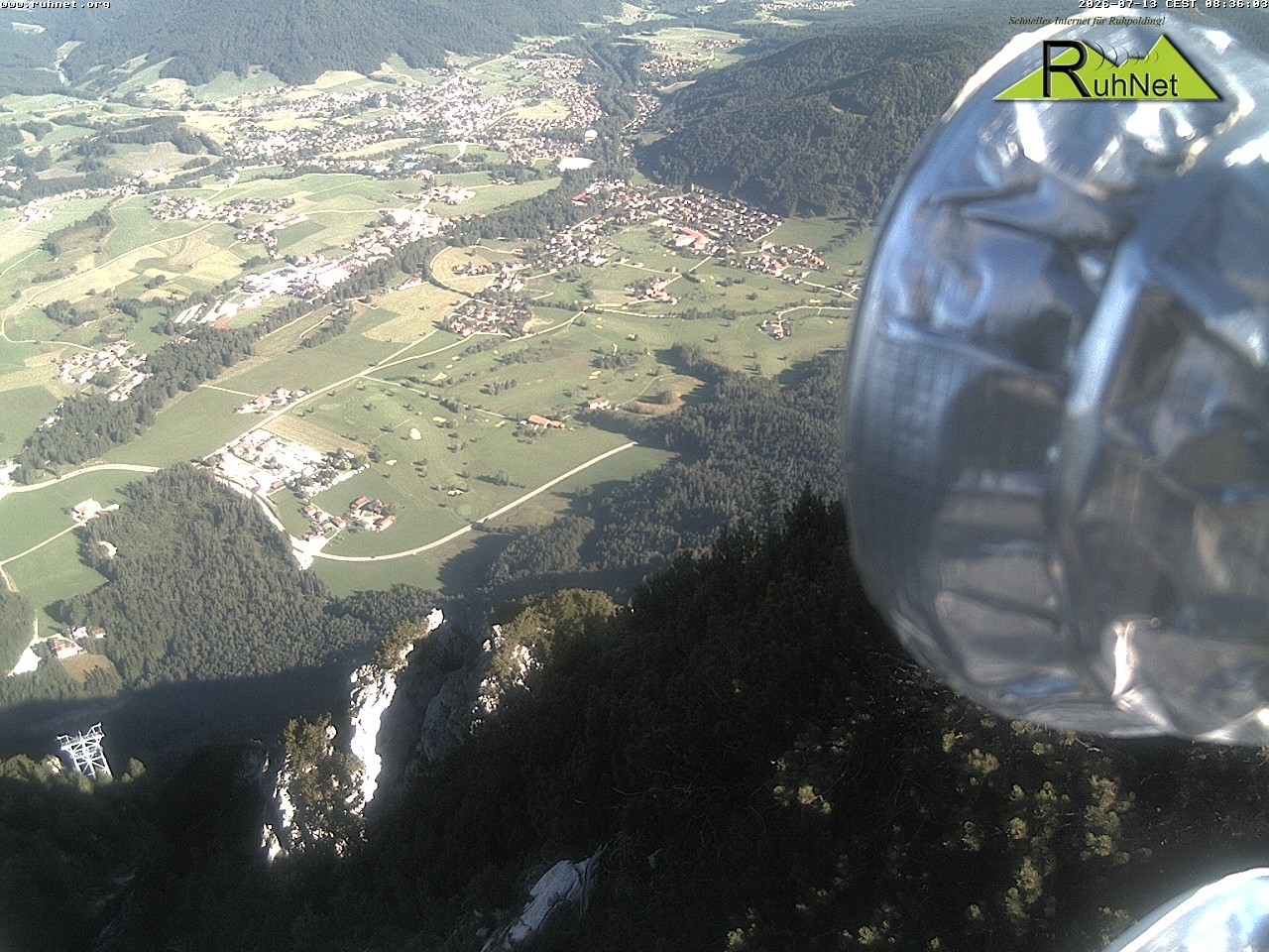 Archiv Foto Webcam Blick auf Ruhpolding