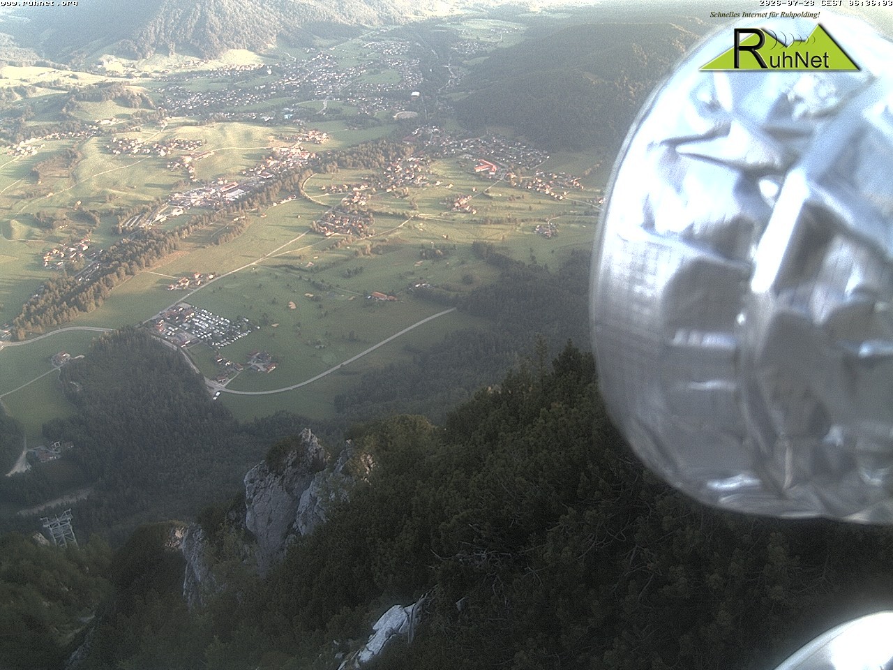 Archiv Foto Webcam Blick auf Ruhpolding