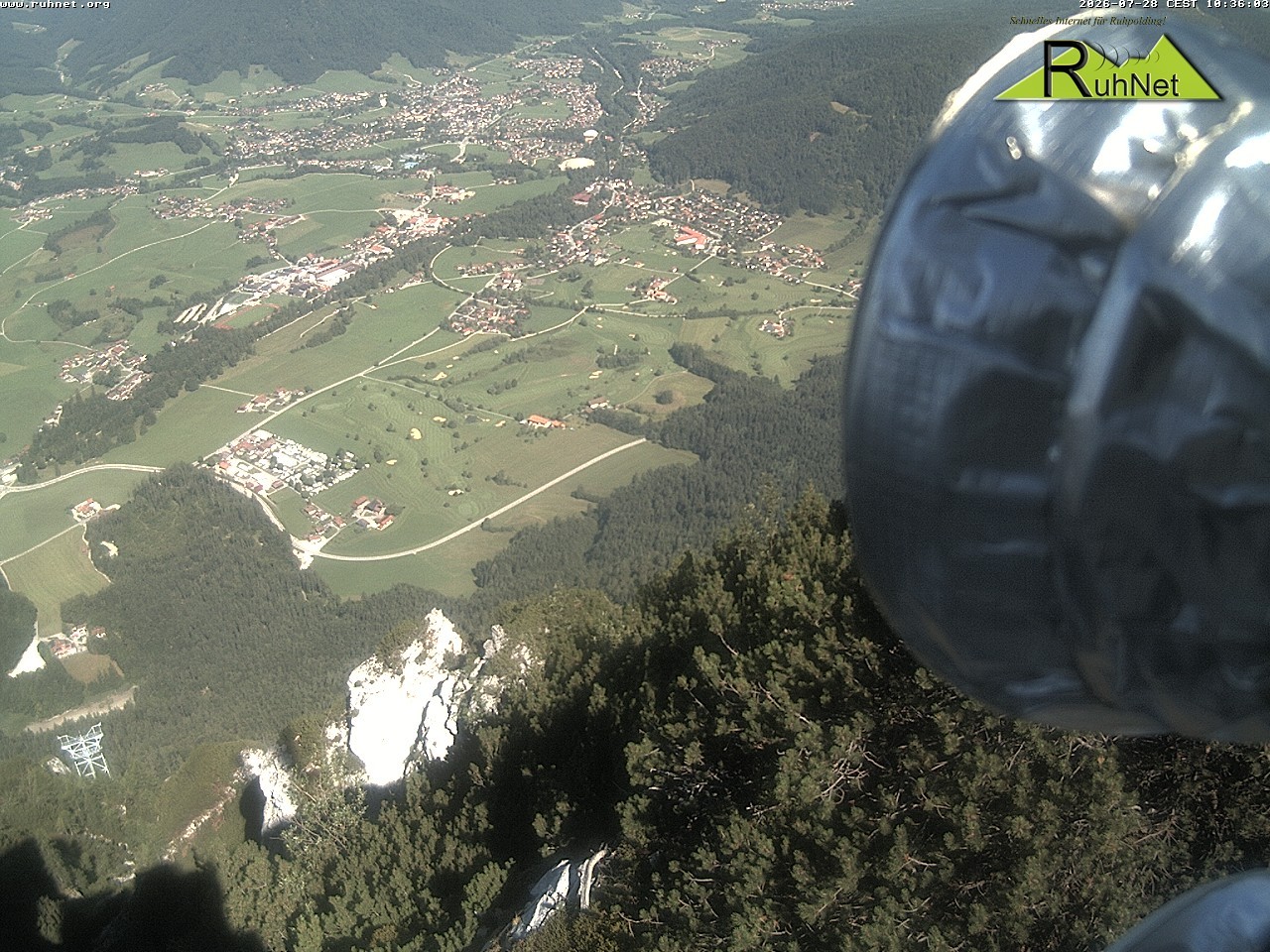 Archiv Foto Webcam Blick auf Ruhpolding