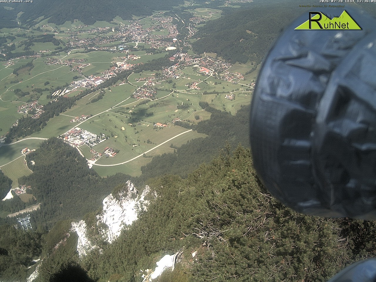 Archiv Foto Webcam Blick auf Ruhpolding