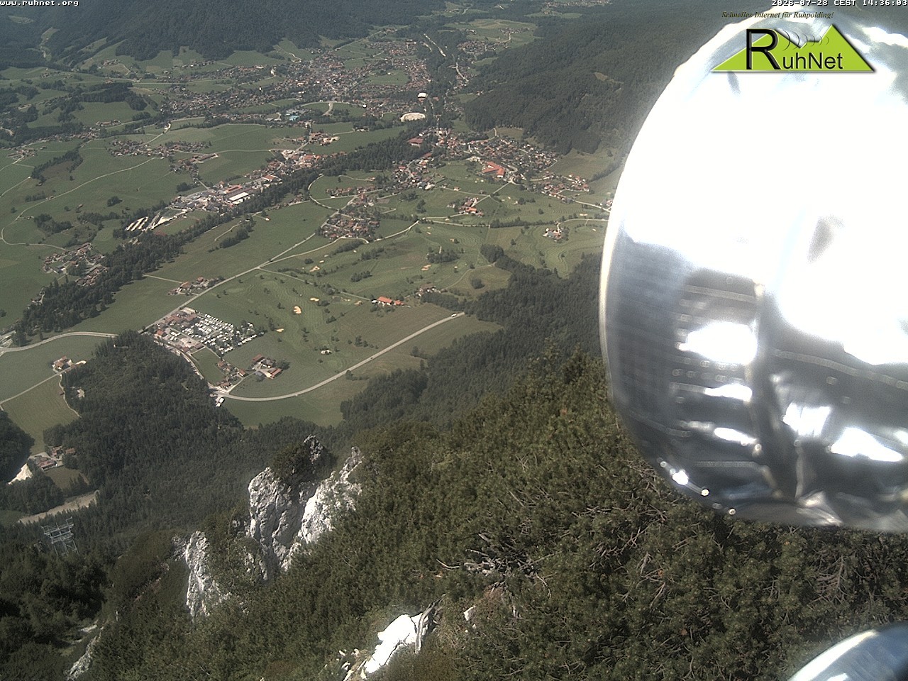 Archiv Foto Webcam Blick auf Ruhpolding