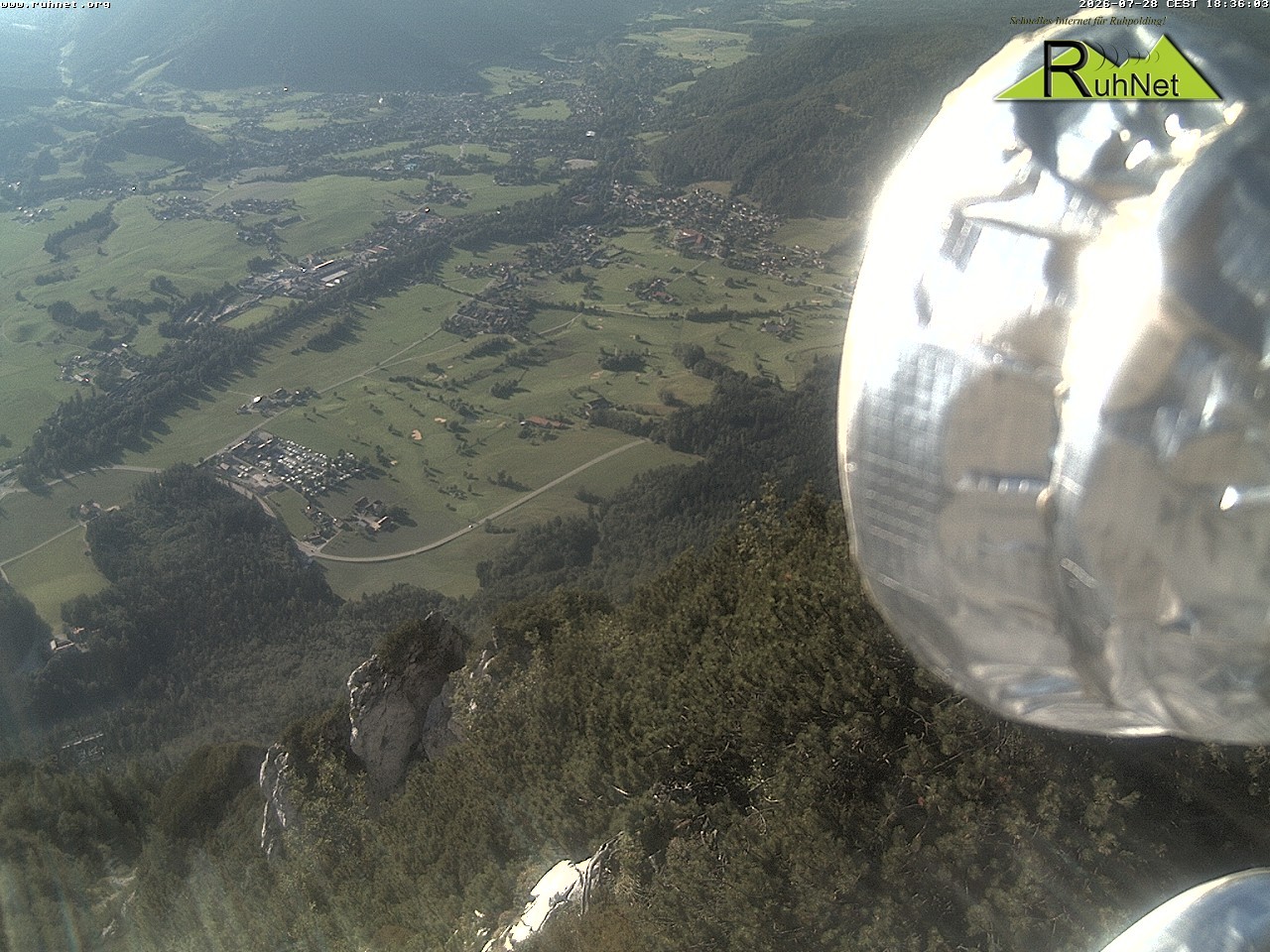Archiv Foto Webcam Blick auf Ruhpolding