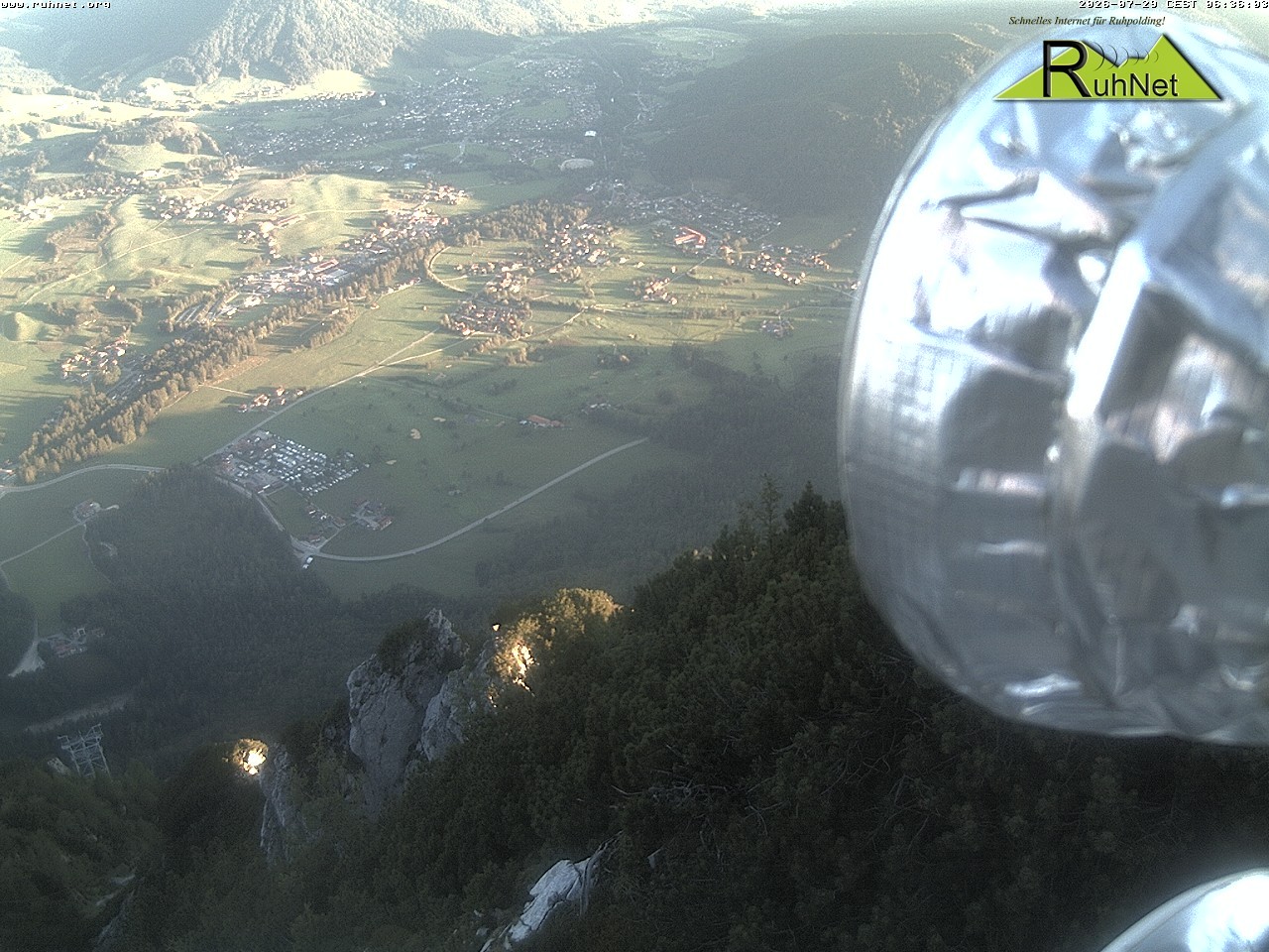 Archiv Foto Webcam Blick auf Ruhpolding