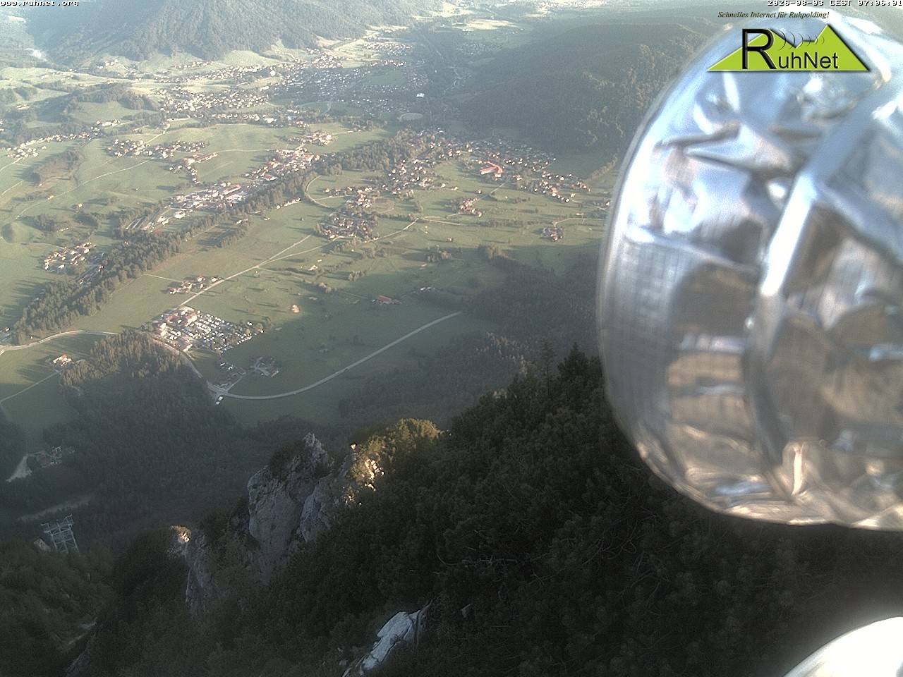 Archiv Foto Webcam Blick auf Ruhpolding