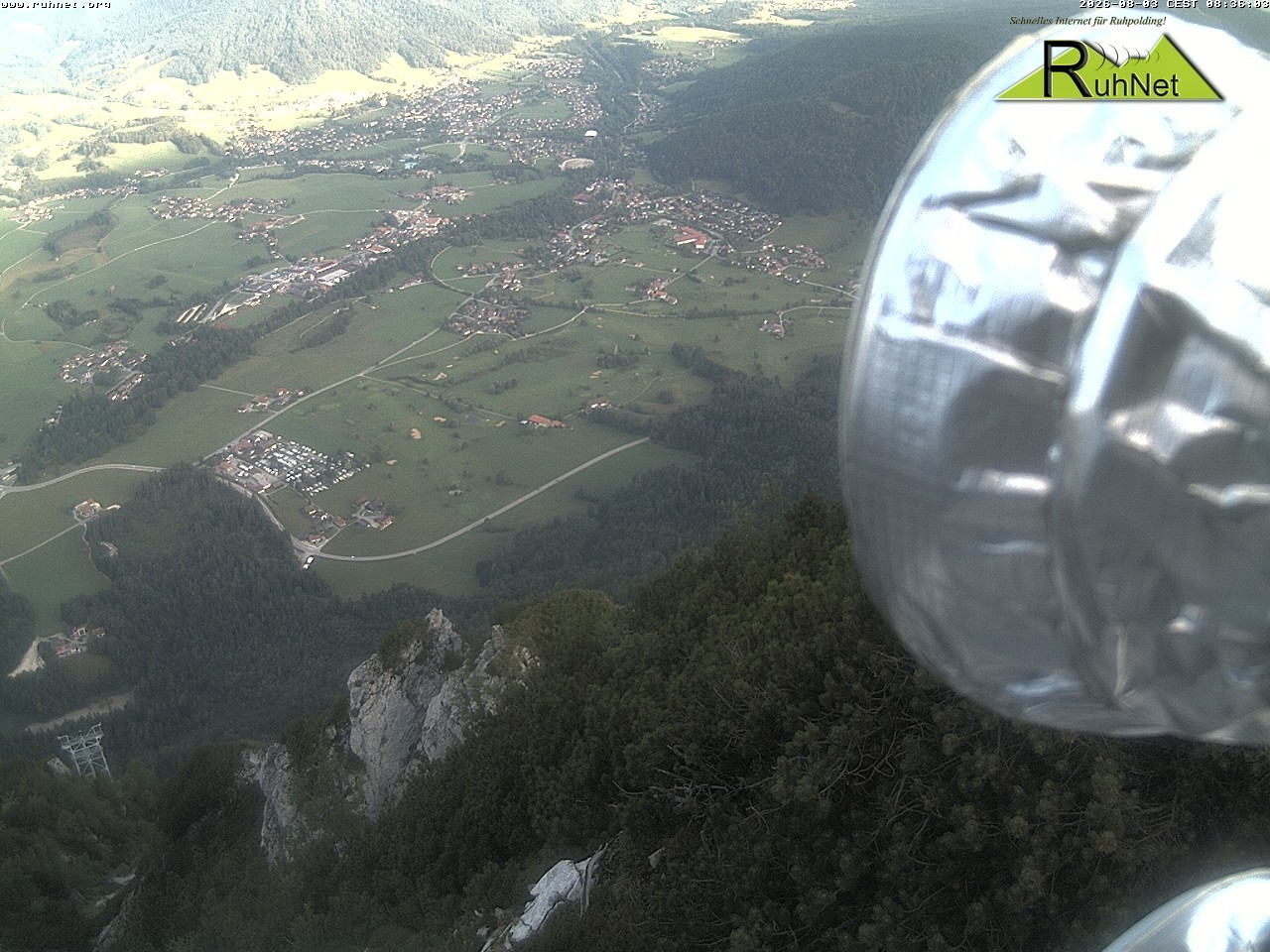 Archiv Foto Webcam Blick auf Ruhpolding