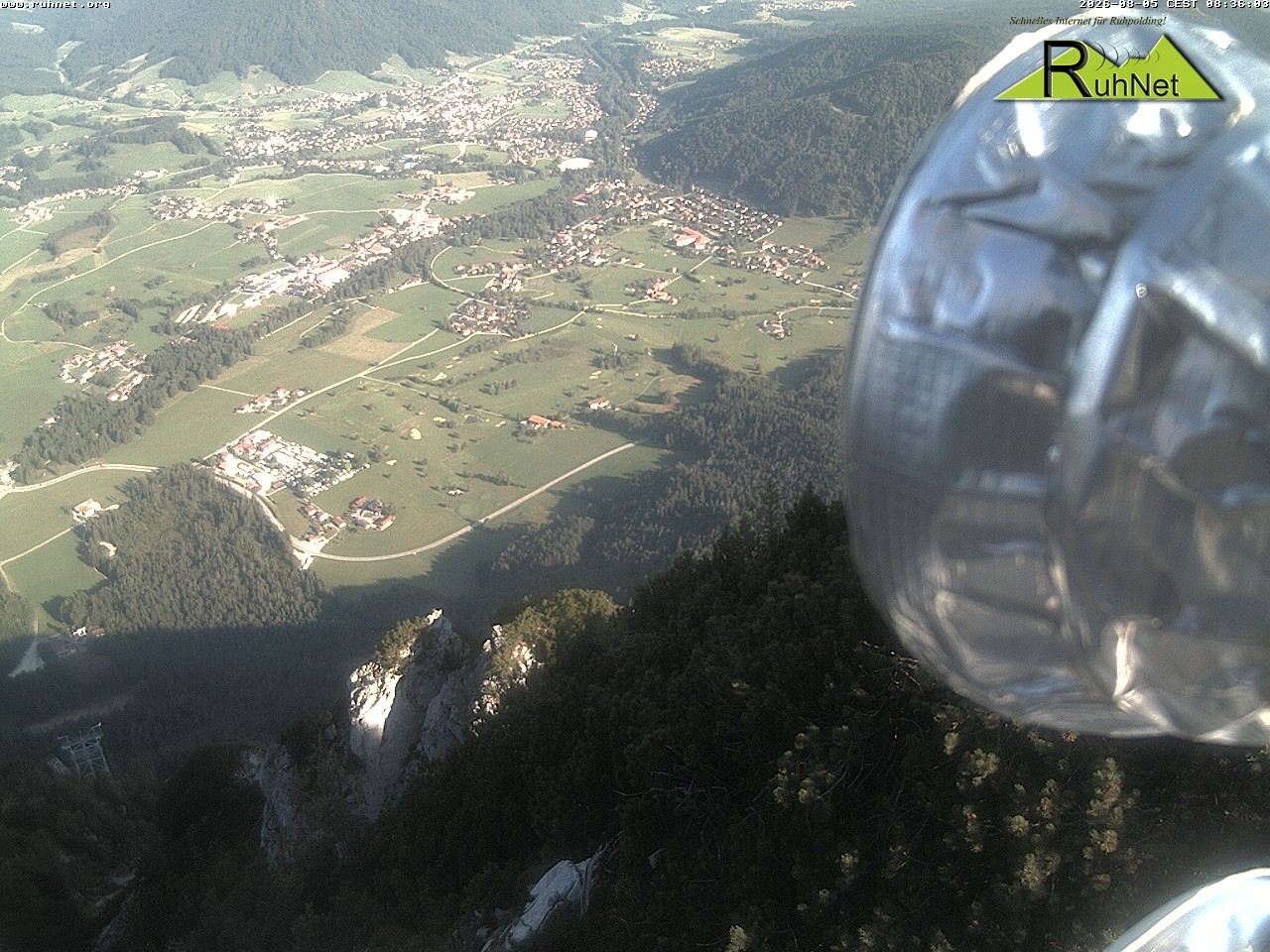 Archiv Foto Webcam Blick auf Ruhpolding