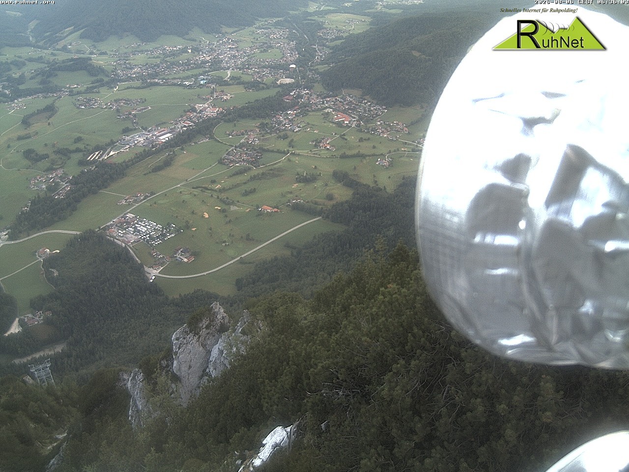 Archiv Foto Webcam Blick auf Ruhpolding