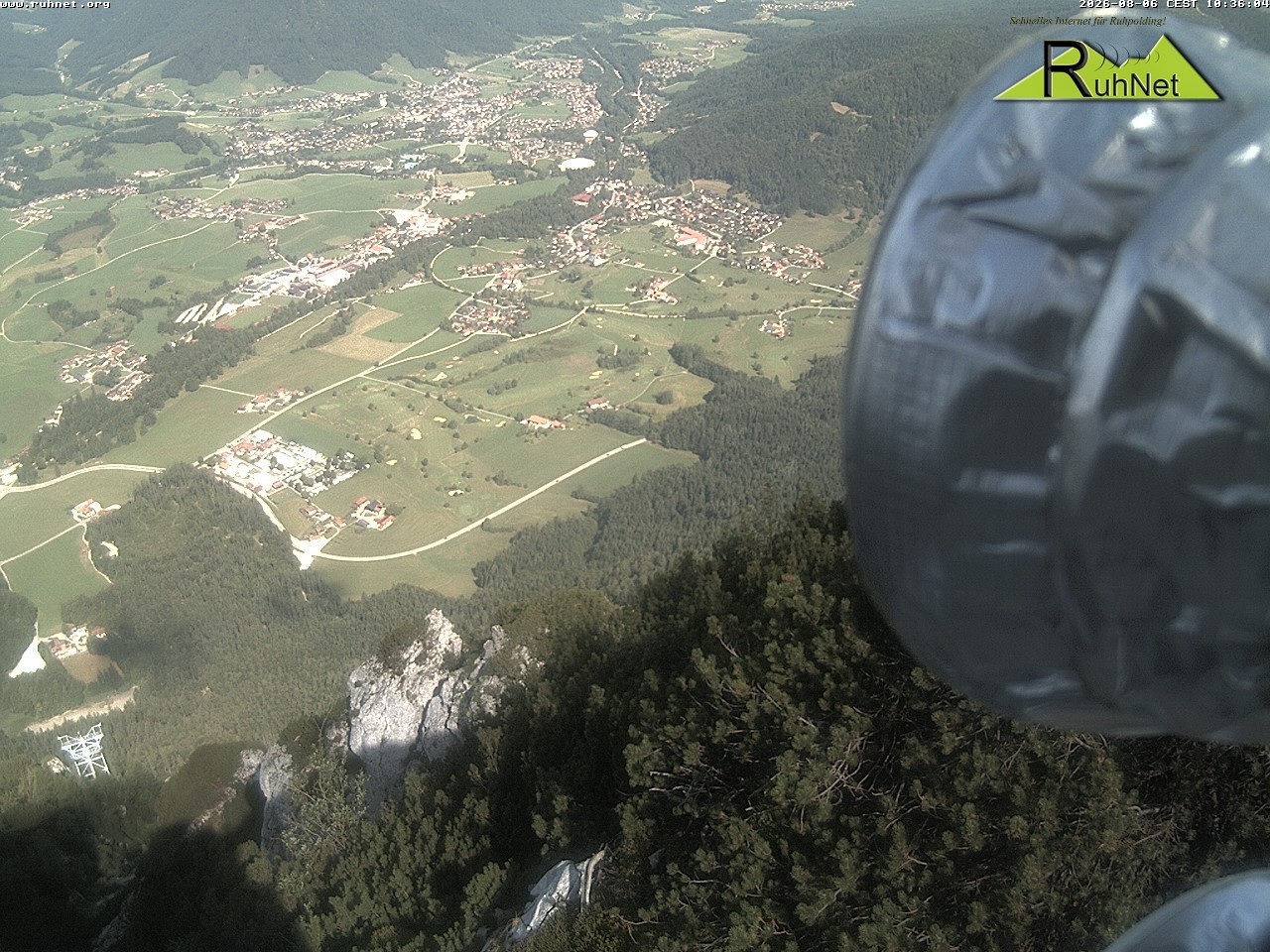 Archiv Foto Webcam Blick auf Ruhpolding