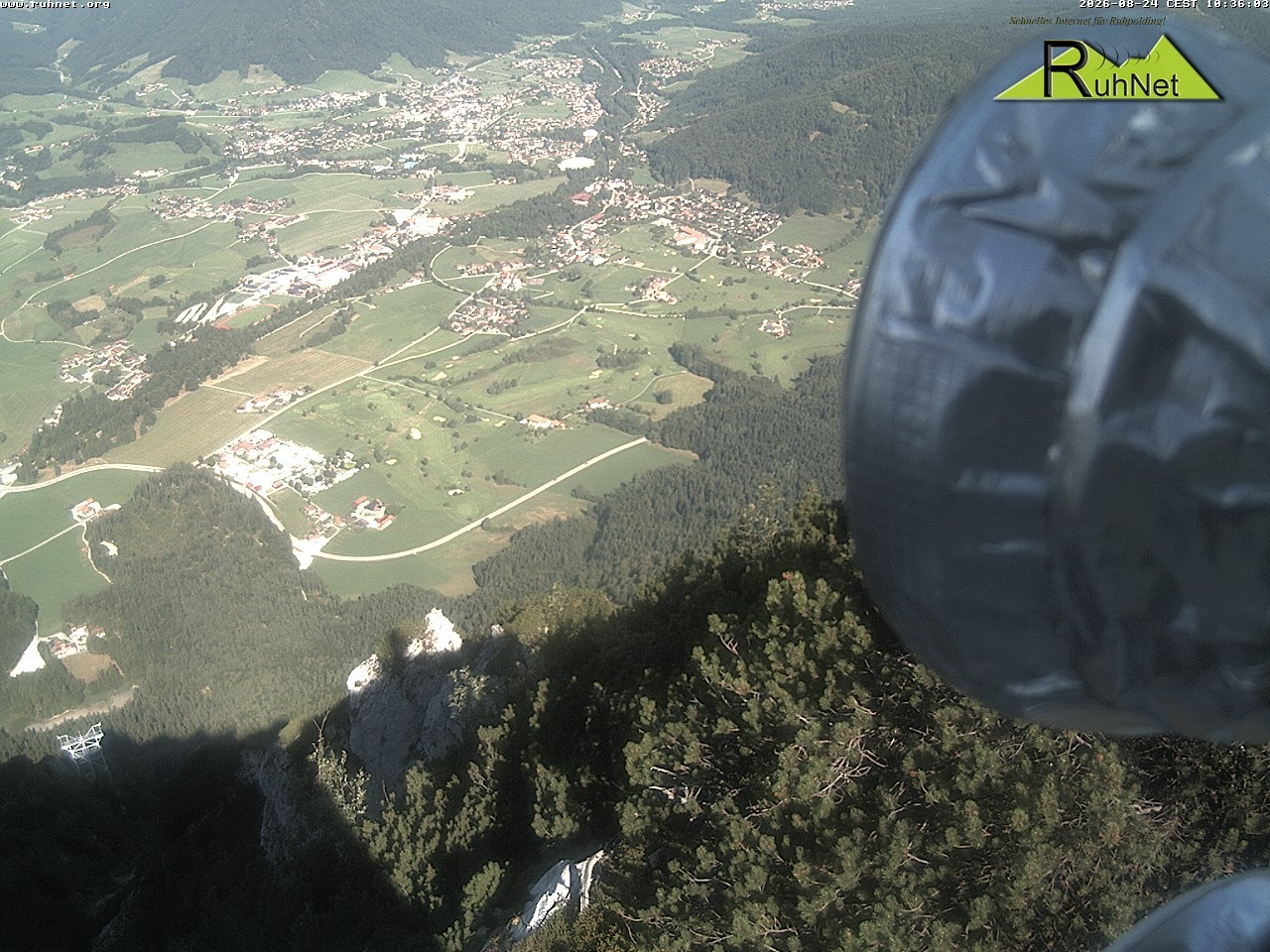 Archiv Foto Webcam Blick auf Ruhpolding