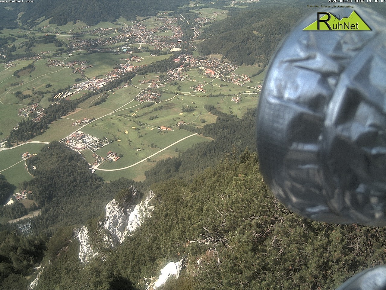 Archiv Foto Webcam Blick auf Ruhpolding
