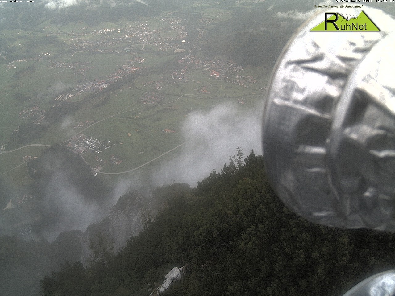 Archiv Foto Webcam Blick auf Ruhpolding