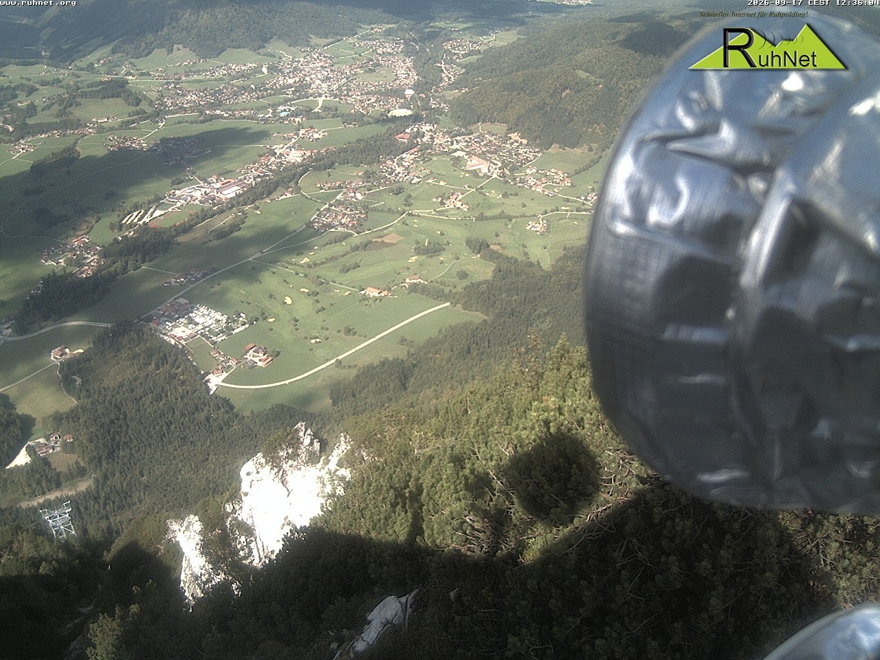 Archiv Foto Webcam Blick auf Ruhpolding