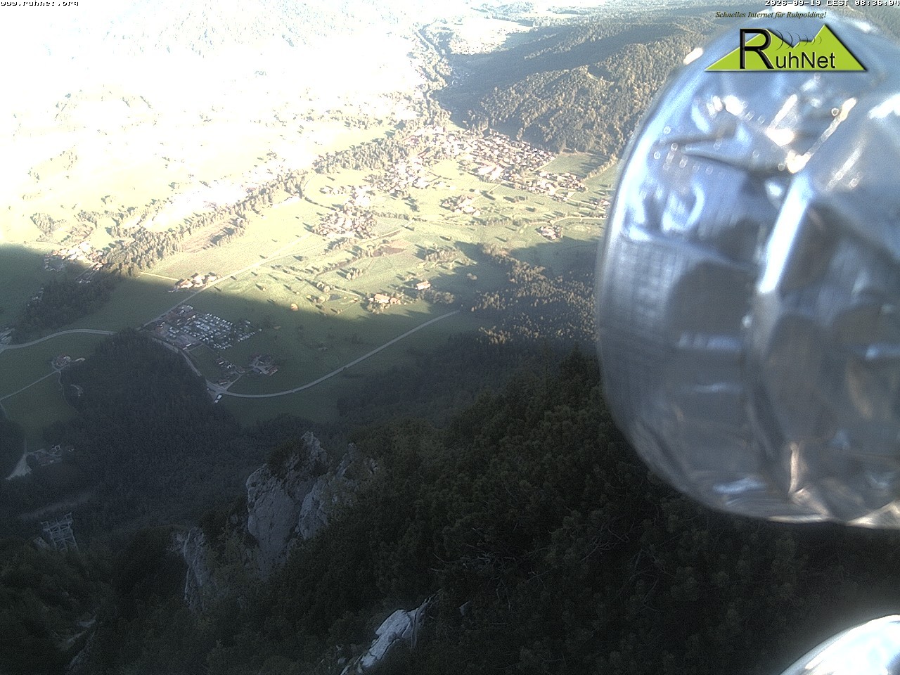 Archiv Foto Webcam Blick auf Ruhpolding