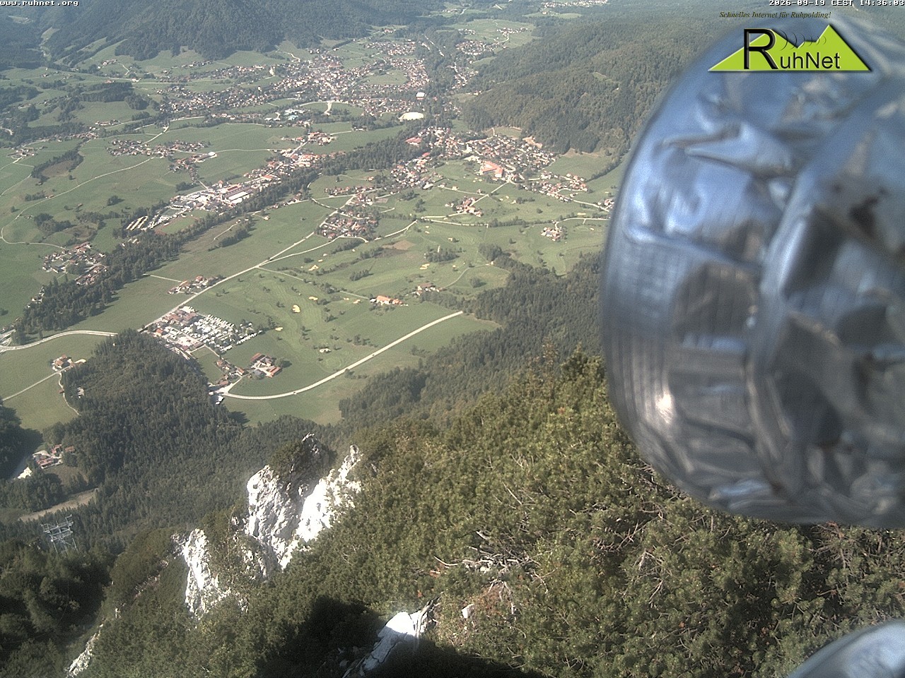 Archiv Foto Webcam Blick auf Ruhpolding