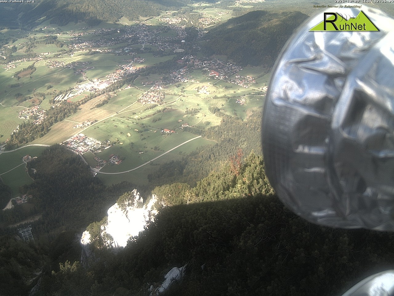 Archiv Foto Webcam Blick auf Ruhpolding