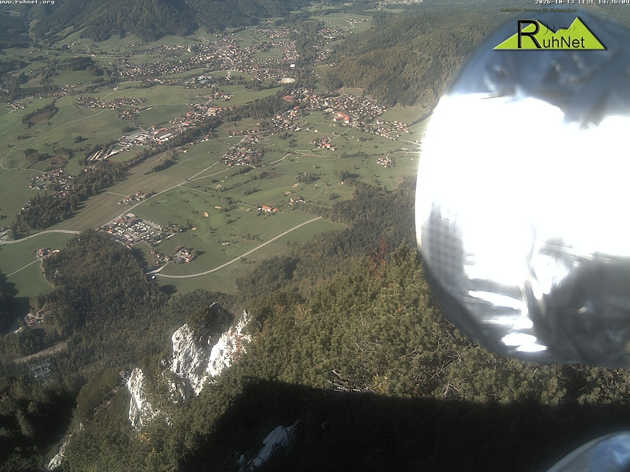 Archiv Foto Webcam Blick auf Ruhpolding