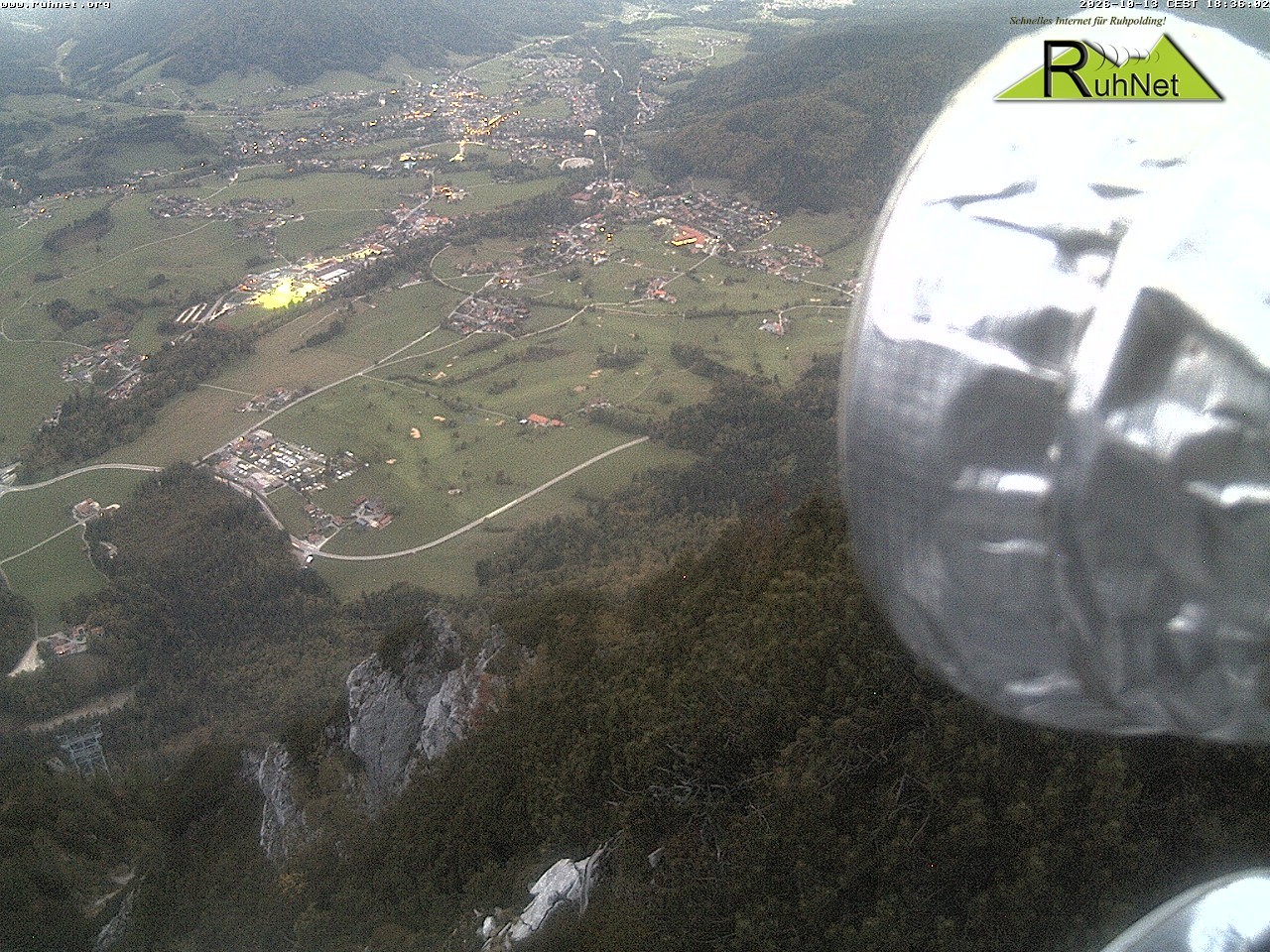 Archiv Foto Webcam Blick auf Ruhpolding