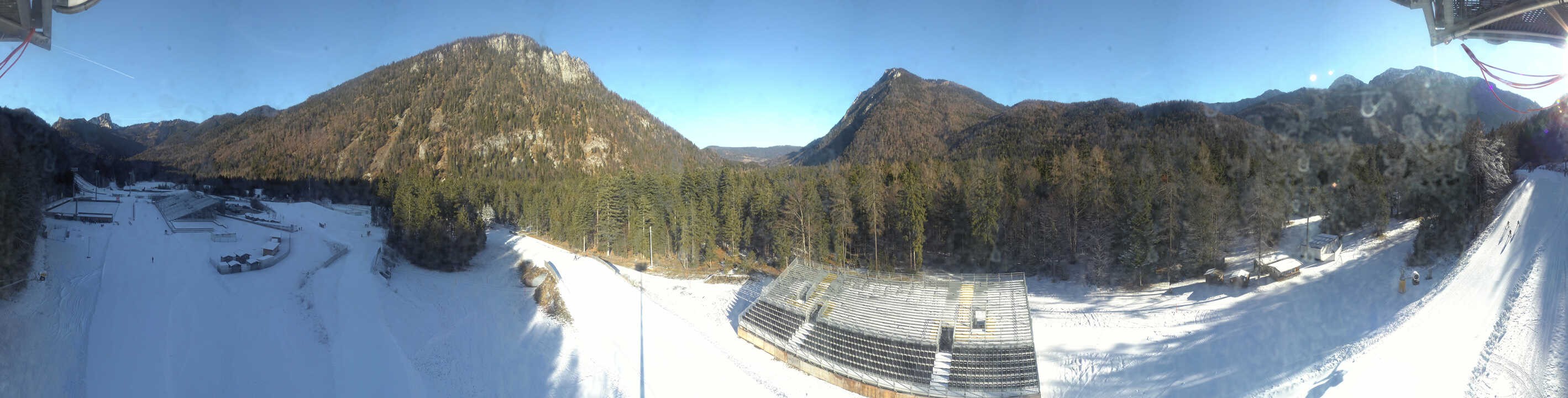 Archiv Foto Webcam Ruhpolding: Panorama Chiemgau Arena