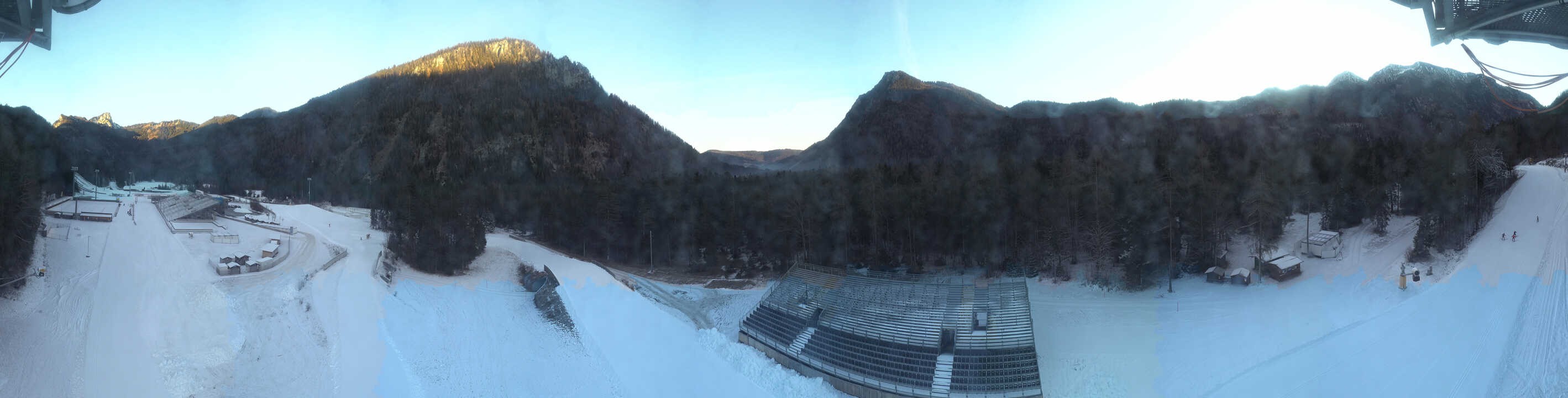 Archiv Foto Webcam Ruhpolding: Panorama Chiemgau Arena