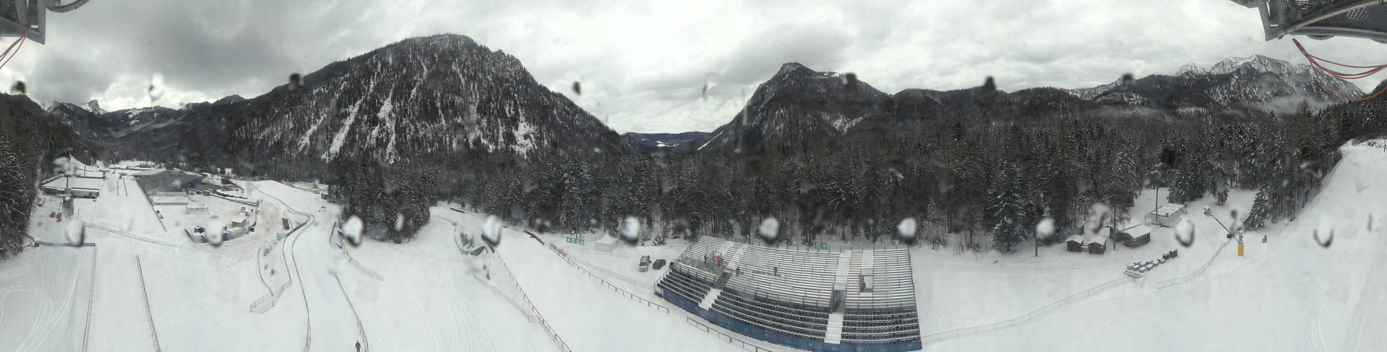 Archiv Foto Webcam Ruhpolding: Panorama Chiemgau Arena