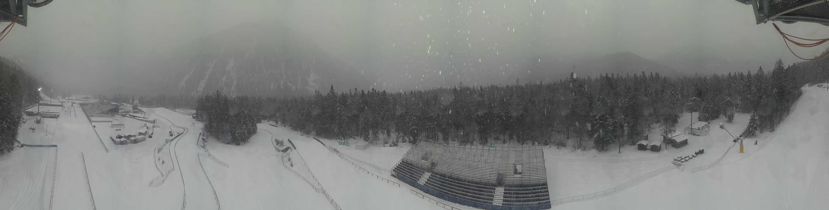 Archiv Foto Webcam Ruhpolding: Panorama Chiemgau Arena