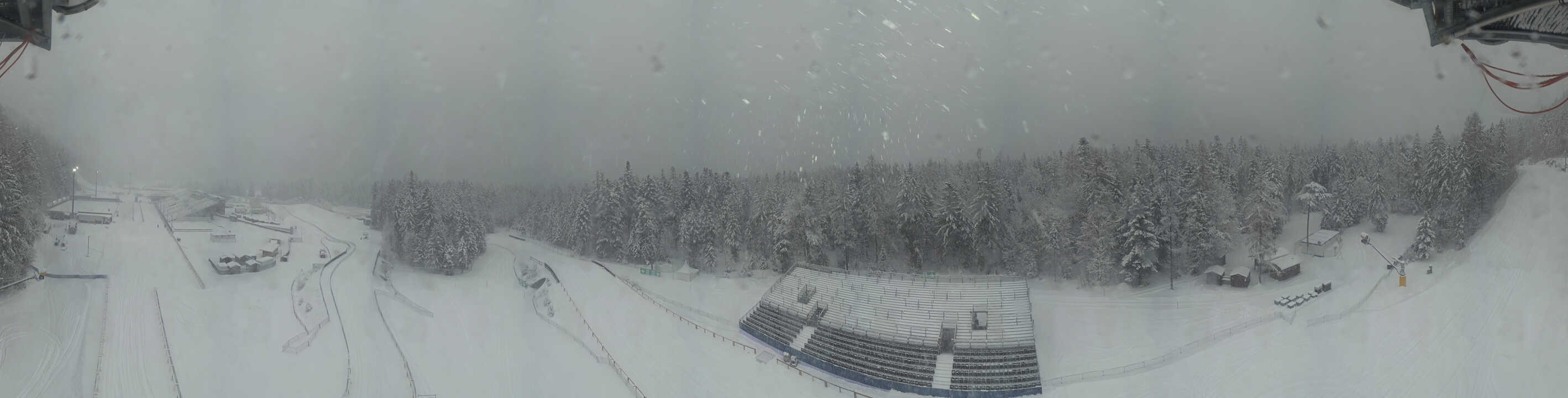 Archiv Foto Webcam Ruhpolding: Panorama Chiemgau Arena