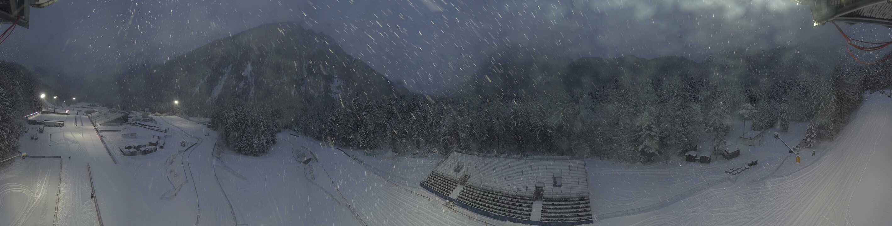 Archiv Foto Webcam Ruhpolding: Panorama Chiemgau Arena