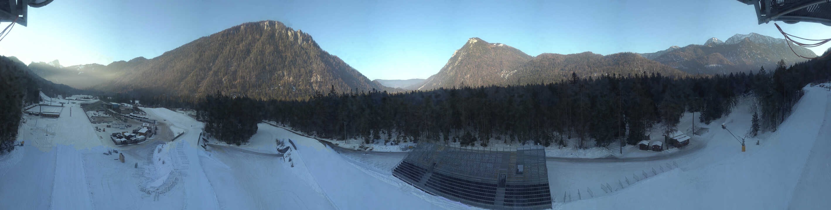 Archiv Foto Webcam Ruhpolding: Panorama Chiemgau Arena