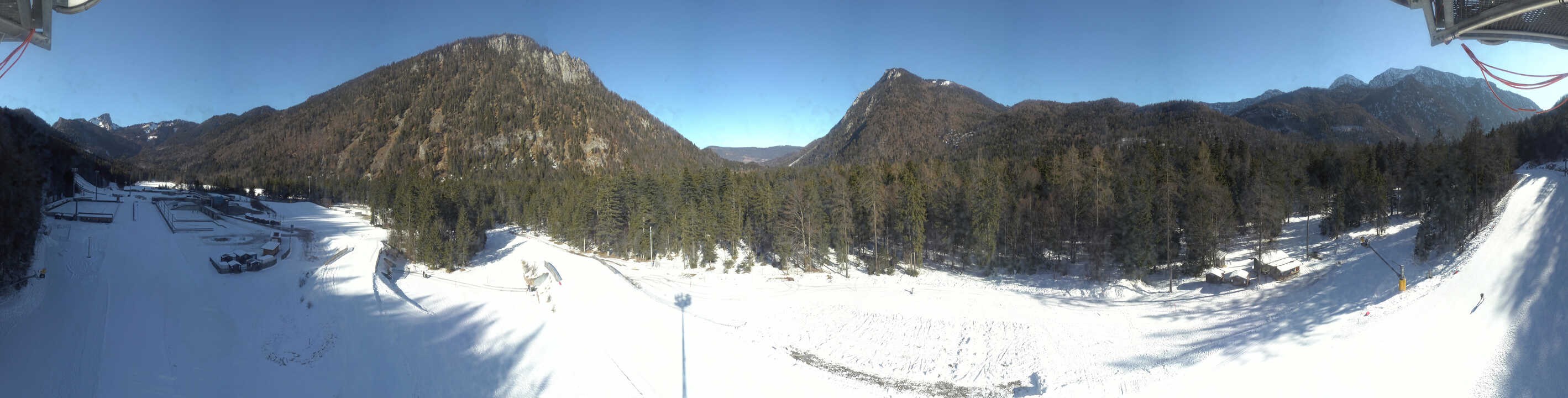 Archiv Foto Webcam Ruhpolding: Panorama Chiemgau Arena