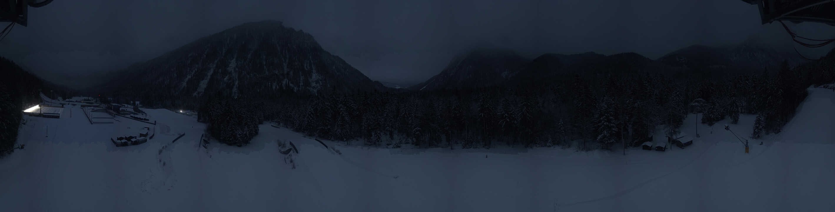 Archiv Foto Webcam Ruhpolding: Panorama Chiemgau Arena