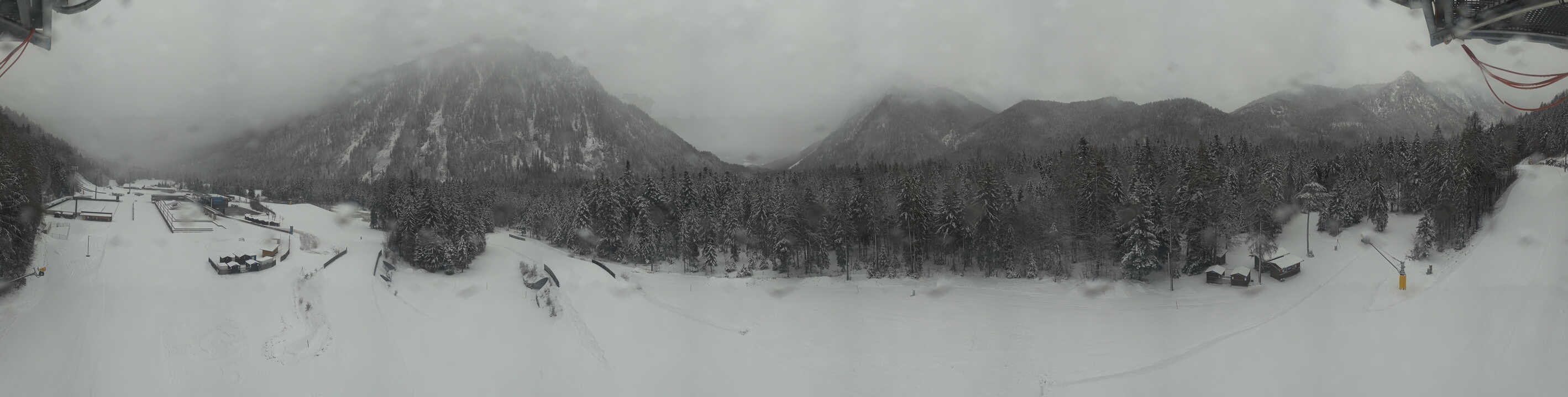 Archiv Foto Webcam Ruhpolding: Panorama Chiemgau Arena