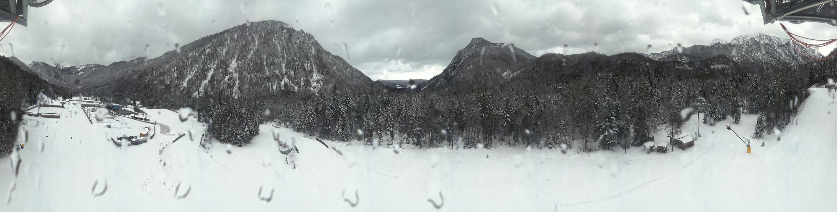 Archiv Foto Webcam Ruhpolding: Panorama Chiemgau Arena