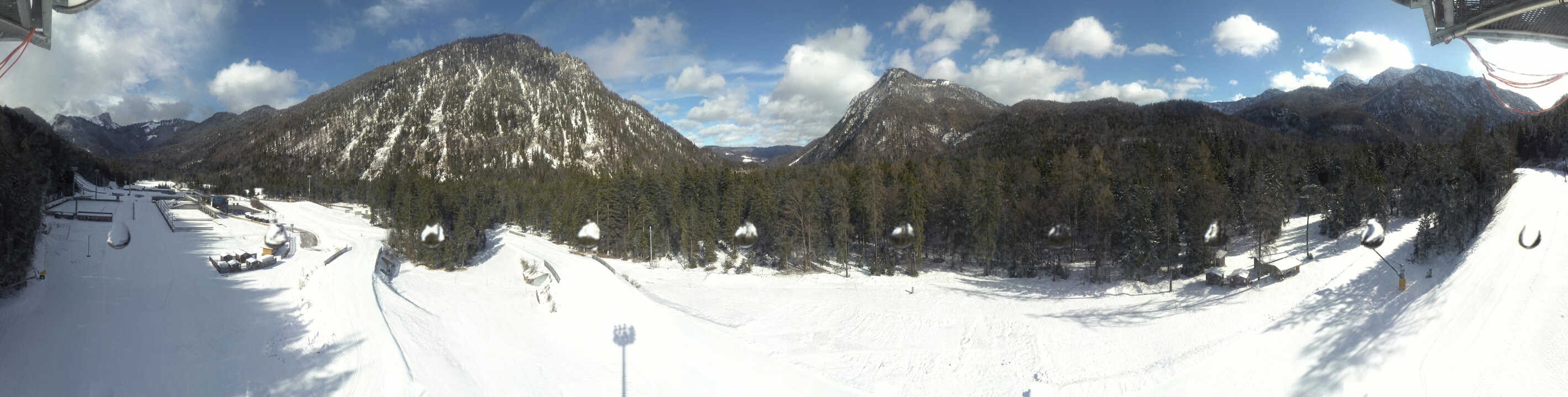 Archiv Foto Webcam Ruhpolding: Panorama Chiemgau Arena