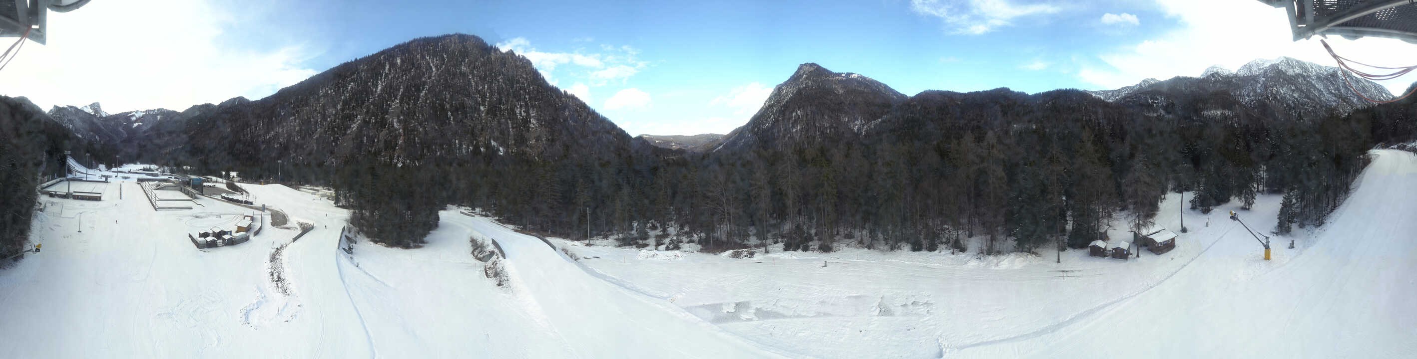 Archiv Foto Webcam Ruhpolding: Panorama Chiemgau Arena