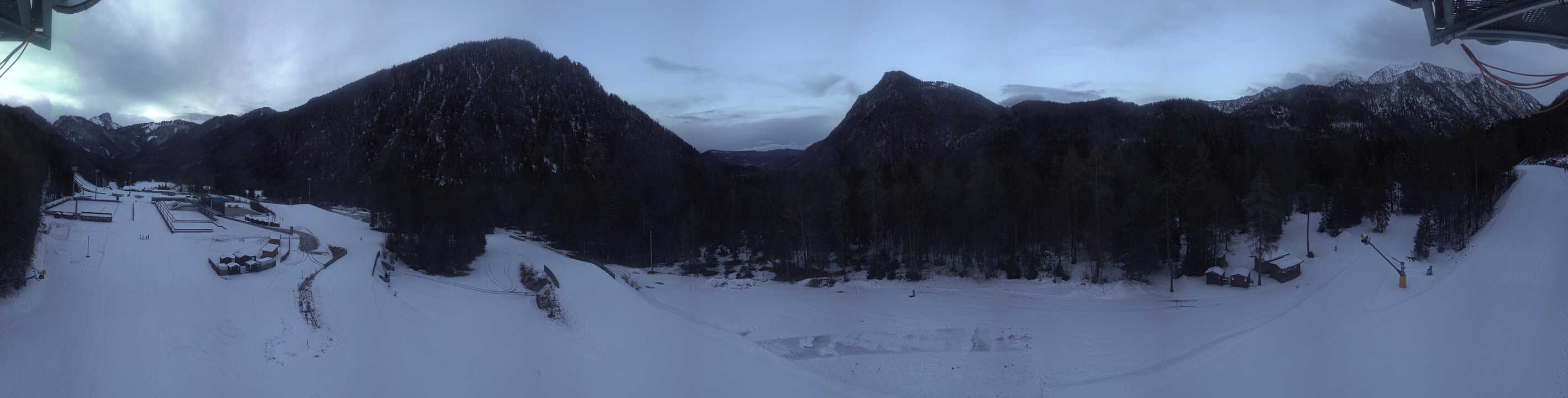 Archiv Foto Webcam Ruhpolding: Panorama Chiemgau Arena