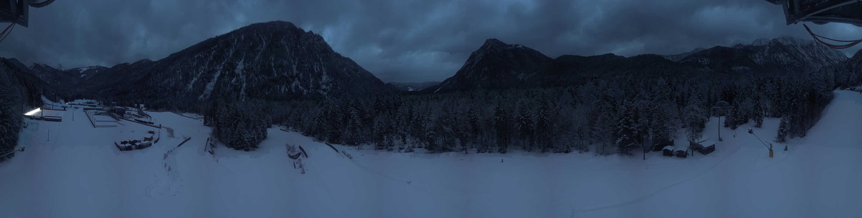 Archiv Foto Webcam Ruhpolding: Panorama Chiemgau Arena