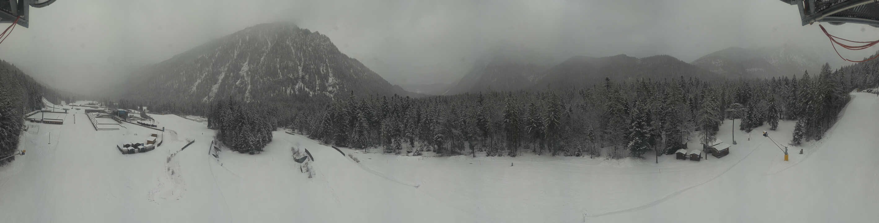 Archiv Foto Webcam Ruhpolding: Panorama Chiemgau Arena