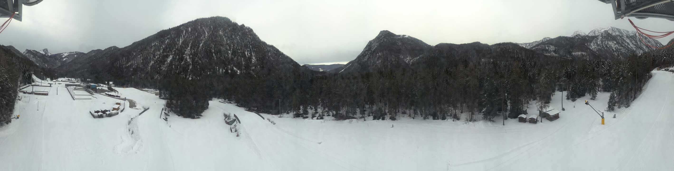 Archiv Foto Webcam Ruhpolding: Panorama Chiemgau Arena
