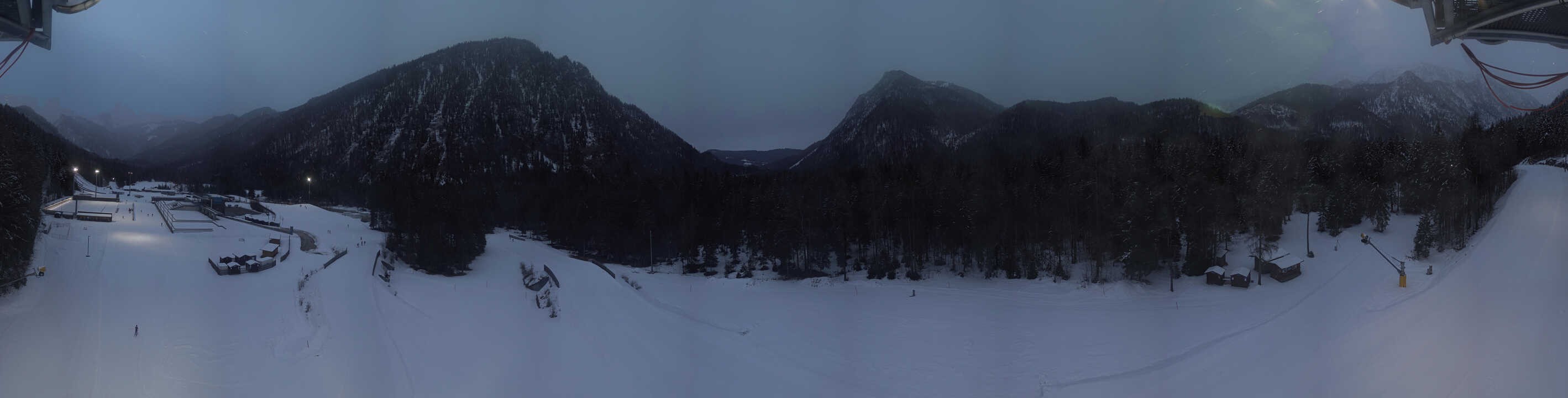 Archiv Foto Webcam Ruhpolding: Panorama Chiemgau Arena