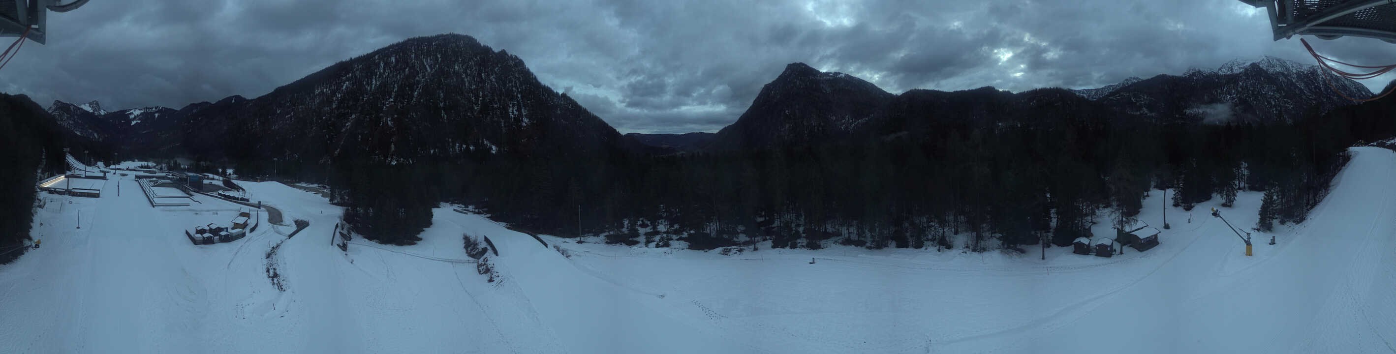 Archiv Foto Webcam Ruhpolding: Panorama Chiemgau Arena