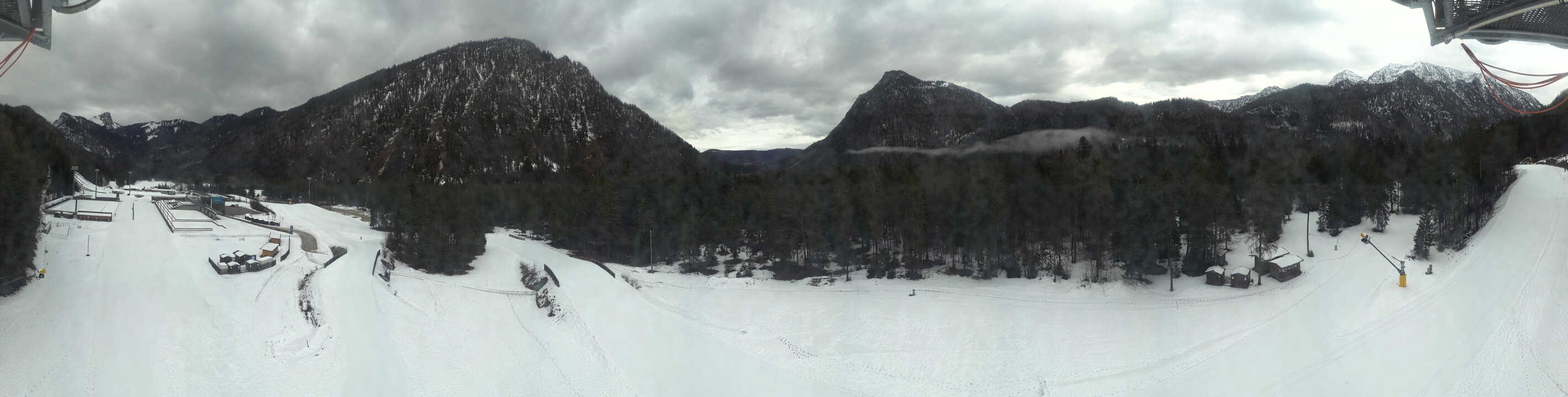 Archiv Foto Webcam Ruhpolding: Panorama Chiemgau Arena